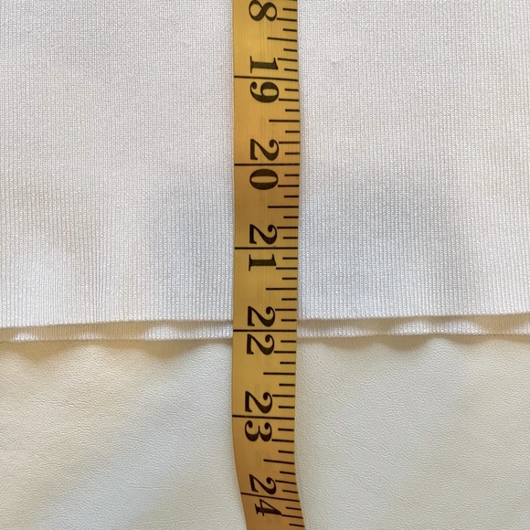 Dolce & Fabuloso White Embellished Scoop Neck Stretchy Tank Top S (Women’s) - Picture 6 of 7